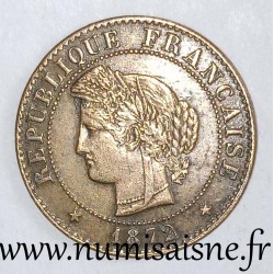 GADOURY 88 - 1 CENTIME 1872 A - Paris - TYPE CÉRÈS - KM 826