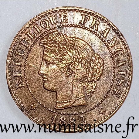 FRANKREICH - KM 826 - 1 CENTIME 1882 A - Paris - TYP CÉRÈS