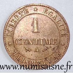 GADOURY 88 - 1 CENTIME 1882 A - Paris - TYPE CÉRÈS - KM 826.1