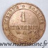 FRANKREICH - KM 826 - 1 CENTIME 1882 A - Paris - TYP CÉRÈS