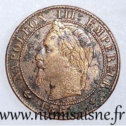 FRANKREICH - KM 795 - 1 CENTIME 1862 A - Paris - TYP NAPOLEON III