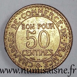 FRANCE - KM 884 - 50 CENTIMES 1926 - TYPE CHAMBER OF COMMERCE