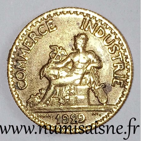 FRANCE - KM 884 - 50 CENTIMES 1929 - TYPE CHAMBER OF COMMERCE