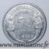 FRANCE - KM 894 - 50 CENTIMES 1945 B - Beaumont le Roger - TYPE MORLON