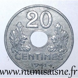 GADOURY 321 - 20 CENTIMES 1941 - TYPE 20 - KM 900