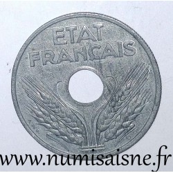 FRANKREICH - KM 900 - 20 CENTIMES 1941 - TYP 20 - Dünne Rand