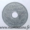 FRANCE - KM 900 - 20 CENTIMES 1941 - TYPE 20 - Thin edge