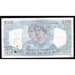 FRANCE - PICK 130 - 1000 FRANCS MINERVE ET HERCULE - 21/02/1946 - W.199