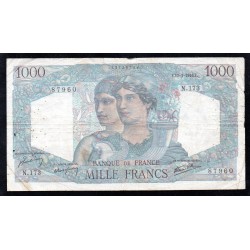 FRANCE - PICK 130 - 1000 FRANCS MINERVE ET HERCULE - 17/01/1946 - N.173