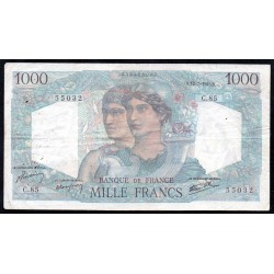 FRANKREICH - PICK  130 - 1000 FRANCS MINERVE ET HERCULE - 12/07/1945 - C.85