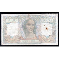 FRANCE - PICK 130 - 1000 FRANCS MINERVE ET HERCULE - 28/06/1945 - X.71