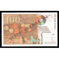 SPECIMEN OF 100 FRANCS - ADVERTISING TICKET - NATIONAL FRONT - 2001 CAMPAIGN