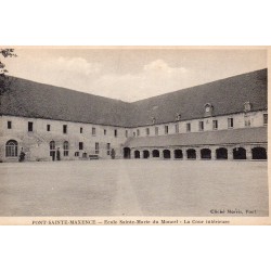 County 60700 - PONT-SAINTE-MAXENCE - SAINTE-MARIE DU MONCEL SCHOOL - THE INNER COURTYARD