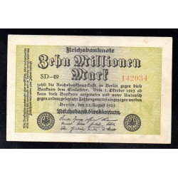 DEUTSCHLAND - PICK 106 - 10 MILLIONEN MARK - 22/08/1923 - SS