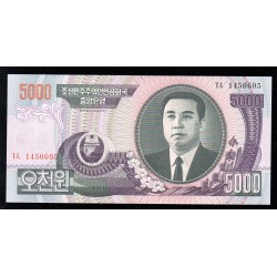 NORTH KOREA - PICK 46 b - 5000 WON - 2006