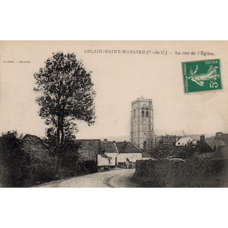 County 62153 - ABLAIN-SAINT-NAZAIRE - RUE DE L'ÉGLISE