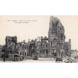 County 62000 - ARRAS - WAR 1914 - THE TOWN HALL AND BELFRY