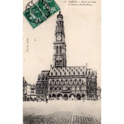 County 62000 - ARRAS - WAR 1914 - THE TOWN HALL AND BELFRY