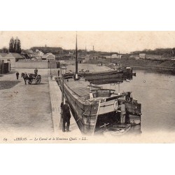 62000 - ARRAS - LE CANAL ET LE NOUVEAU QUAI - PÉNICHE