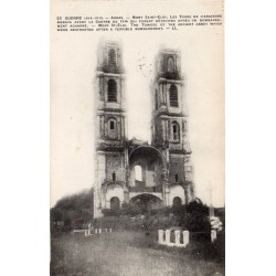 County 62000 - ARRAS - WAR 1914-1915 - MONT SAINT ELOI - THE TOWERS OF THE OLD ABBEY BEFORE THE WAR