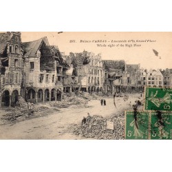 62000 - ARRAS - GUERRE 1914-1918 - RUINES - ENSEMBLE DE LA GRAND'PLACE