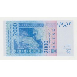 WEST AFRICAN STATES - PICK 816 Ka  - 2.000 FRANCS 2003 - B C E A O