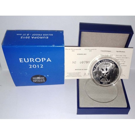 EUROPA - KM 1850 - 10 EURO 2012 - 20 YEARS OF EUROCORPS - SECOND HAND