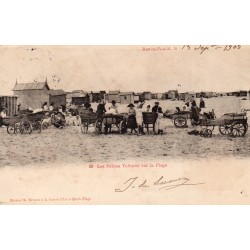 62600 - BERCK-PLAGE - LES PETITES VOITURES SUR LA PLAGE