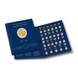 Münzalbum PRESSO für 23 x 2 euro Münzen 2022  Erasmus