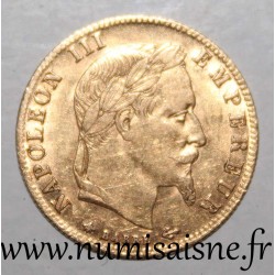 FRANCE - KM 803 - 5 FRANCS 1867 A - Paris - GOLD - NAPOLEON III - Laureate head