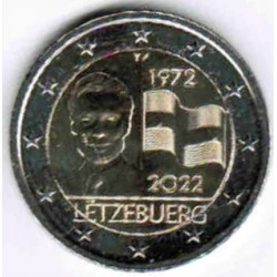 LUXEMBOURG - 2 EURO 2022 - 50 YEARS OF THE LUXEMBOURG FLAG