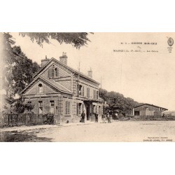 County 62161 - MAROEUIL - WAR 1914-1915 - THE STATION