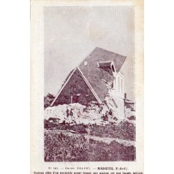 County 62161 - MAROEUIL - WAR 1914-1915 - HOUSE HIT BY A PROJECTILE