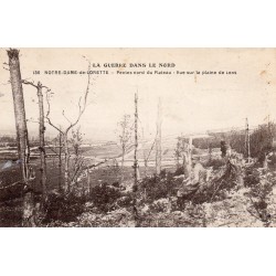 County 62 - NOTRE-DAME-DE-LORETTE - WAR 1914-1918 - NORTHERN SLOPES OF THE PLATEAU - VIEW OF THE PLAIN OF LENS