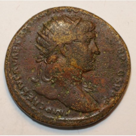 98 - 117 - TRAJAN - AS - CUIVRE - 11.2 GR - TRES BEAU +