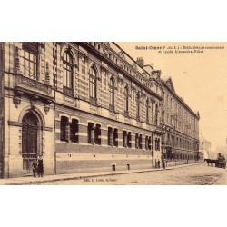 County 62500 - SAINT-OMER - COMMUNAL LIBRARY AND LYCÉE ALEXANDRE-RIBOT