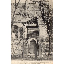 County 62980 - VERMELLES - THE GREAT WAR 1914-15 - RUINS OF THE CHURCH AFTER THE FIGHTING