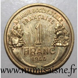 FRENCH WEST AFRICA - KM 2 - 1 FRANC 1944 - MARIANNE