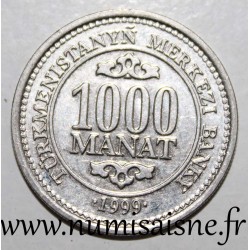 TURKMENISTAN - KM 13 - 1000 MANAT 1999 - Saparmyrat Nyýazow
