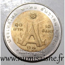 THAILAND - Y 348 - 10 BAHT 1998 - BE 2541 - 13th Asian Games