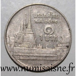 THAILAND - Y 183 - 1 BAHT 1987 - BE 2530 - Wat Phra Kaeo Temple