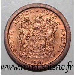 AFRIQUE DU SUD - KM 134 - 5 CENTS 1995 - Grue du paradis