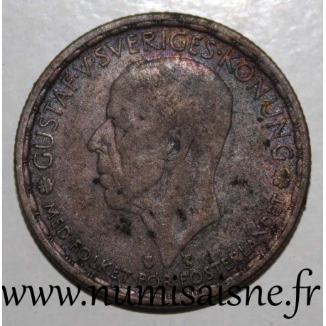 SUÈDE - KM 814 - 1 KRONA 1946 - GUSTAF V SUÈDE - KM 814 - 1 KRONA 1946 - GUSTAF V