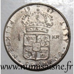 SWEDEN - KM 826 - 1 KRONA 1967