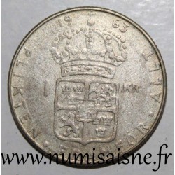 SWEDEN - KM 826 - 1 KRONA 1963