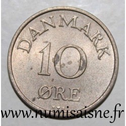DANEMARK - KM 841 - 10 ORE 1955