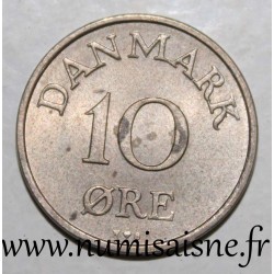 DENMARK - KM 841 - 10 ORE 1955