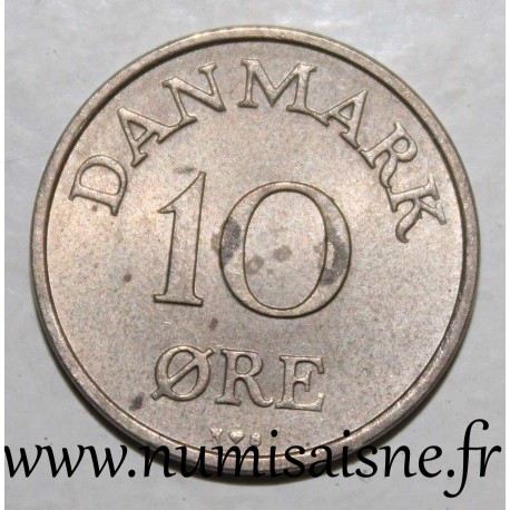 DÄNEMARK - KM 841 - 10 ORE 1955