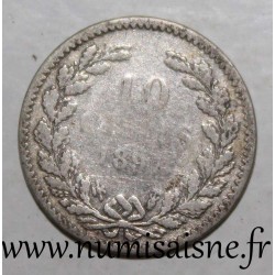 NETHERLANDS - KM 882 - 10 CENTS 1897 - Wilhelmina