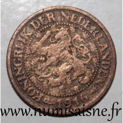 NETHERLANDS - KM 152 - 1 CENT 1916 - WILHELMINA